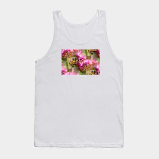 Bee in Green / Swiss Artwork Photography Tank Top